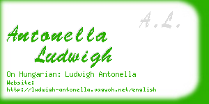 antonella ludwigh business card